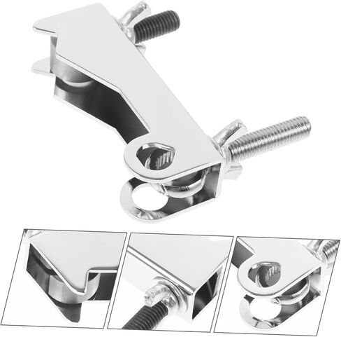 ibasenice Jazz Drum Cowbell Mounting Clamp Durable Fixed Bracket for Percussion Instruments Essential Accessory for Drummers Sturdy Construction Easy Installation in Saudi Arabia