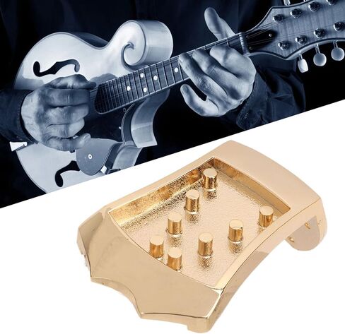Mandolin Tailpiece, Metal Bridge Replacement, Musical Instruments Accessories, for instrument repair, instrument customization, musician use in Kuwait
