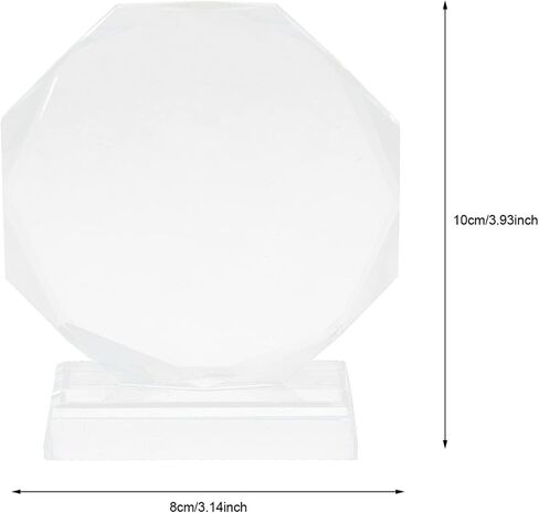 NOLITOY Blank Crystal Glass Trophy, Clear Trophy Award Cup Desktop Decor for Kids Party Favors Sport Games Competitions in Kuwait