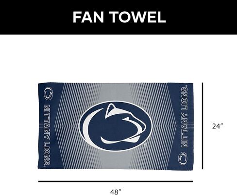 منشفة Penn State Nittany Lions NCAA Hussle الرياضية المصنوعة من الألياف الدقيقة مقاس 24 × 42 بوصة in Saudi Arabia