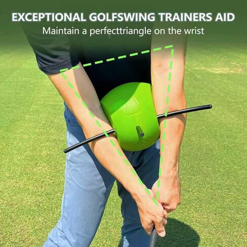 The Connector Golf Training aid, Golf Swing Trainer, Golf Training aid Posture Correction Practice, Golf Swing Training aid Improving Arm-Body Coordination, Golf Swing aid in Kuwait