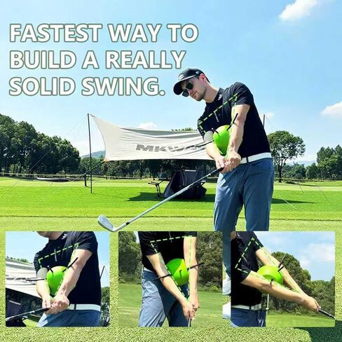The Connector Golf Training aid, Golf Swing Trainer, Golf Training aid Posture Correction Practice, Golf Swing Training aid Improving Arm-Body Coordination, Golf Swing aid in Kuwait