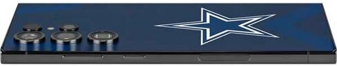 ملصق هاتف Skinit متوافق مع هاتف Galaxy S25 Ultra - تصميم أسود وأبيض مرخص رسميًا من NFL Dallas Cowboys in Saudi Arabia