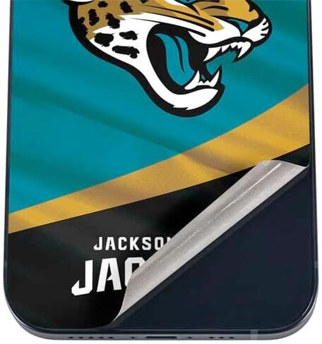 ملصق هاتف Skinit متوافق مع iPhone 17 Pro Max - تصميم شعار كبير مرخص رسميًا من NFL Jacksonville Jaguars in Saudi Arabia
