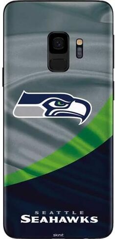 غلاف هاتف Skinit متوافق مع هاتف Samsung Galaxy S9 - تصميم مرخص رسميًا من NFL Seattle Seahawks in Saudi Arabia