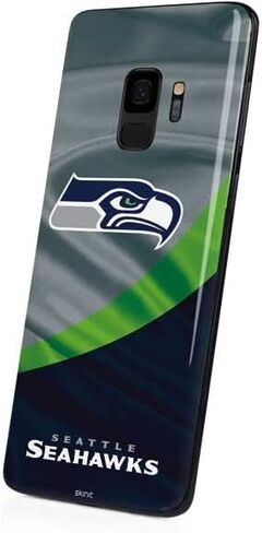 غلاف هاتف Skinit متوافق مع هاتف Samsung Galaxy S9 - تصميم مرخص رسميًا من NFL Seattle Seahawks in Saudi Arabia