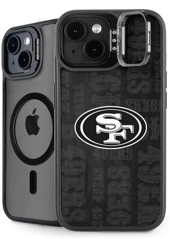 Skinit Kickstand Phone Case Compatible with iPhone 14 - Officially Licensed NFL San Francisco 49ers Large Logo Design in Saudi Arabia