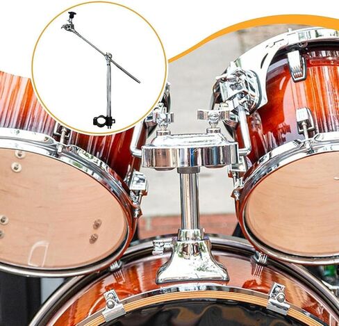 Cymbal Boom Arm Extension Adjustable Height and Angle Rod Universal Ball Hardware for Electronic Drum Set Accessory in Saudi Arabia