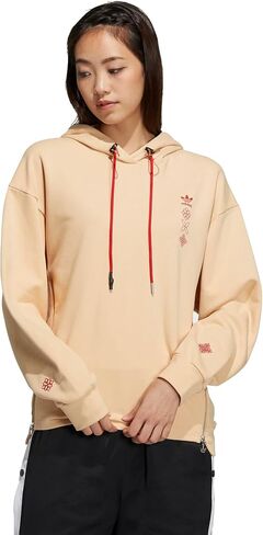 adidas Womens CNY Hooded Sweatshirt, Cotton Hoodie in Saudi Arabia