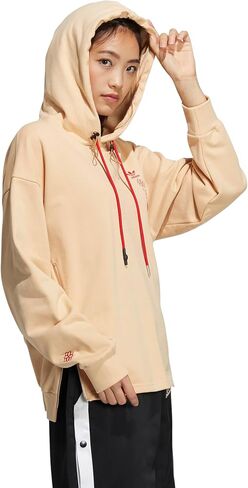 adidas Womens CNY Hooded Sweatshirt, Cotton Hoodie in Saudi Arabia