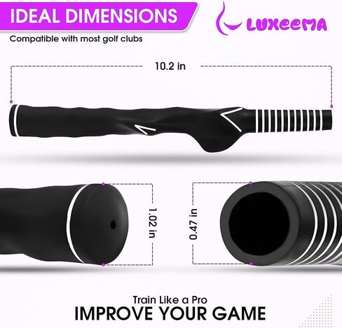 1Pcs Golf Grip Trainer Right Hand for Golf Club | RH Molded Anti-Slip Wrist Trainer Swing Grip Aid | Enhance Grip Strength and Swing Technique | Ideal for All Levels of Play in Saudi Arabia