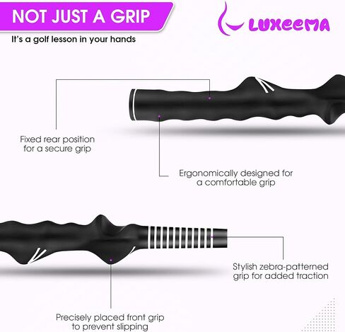 1Pcs Golf Grip Trainer Right Hand for Golf Club | RH Molded Anti-Slip Wrist Trainer Swing Grip Aid | Enhance Grip Strength and Swing Technique | Ideal for All Levels of Play in Saudi Arabia
