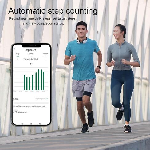 Vikye Smart Ring Health Tracker، IP68 Water Sleep Tracking Health Rings يمكن ارتداؤها، حلقات تعقب اللياقة البدنية الصحية للرجال والنساء، مع التطبيق، فضي (#7) in Kuwait