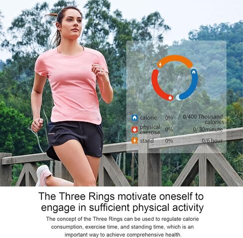 Vikye Smart Ring Health Tracker، IP68 Water Sleep Tracking Health Rings يمكن ارتداؤها، حلقات تعقب اللياقة البدنية الصحية للرجال والنساء، مع التطبيق، فضي (#7) in Kuwait
