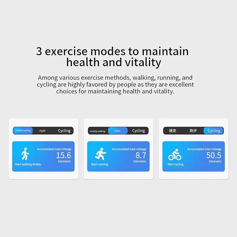 Vikye Smart Ring Health Tracker، IP68 Water Sleep Tracking Health Rings يمكن ارتداؤها، حلقات تعقب اللياقة البدنية الصحية للرجال والنساء، مع التطبيق، فضي (#7) in Saudi Arabia