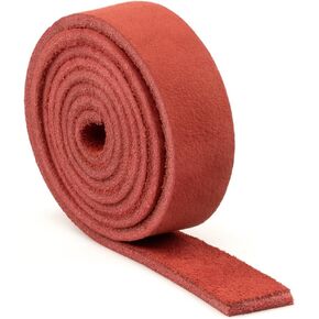 Craft County Flat Leather Straps – Crafting, Ranching, and DIY Repairs – Blue 15mm (1 Yard)