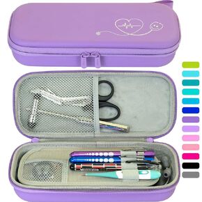ButterFox Premium Stethoscope Case with Divider and ID Slot for 3M Littmann Classic III, Cardiology IV Diagnostic and More Stethoscopes with Pocket for Nurse Accessories (Hot Pink)