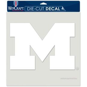 Michigan Wolverines Decal Die Cut 8x8