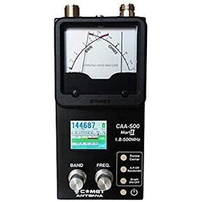 Comet Original CAA-500 Mark II محلل الموجات الدائمة 1.8-500 ميجا هرتز SWR والمقاومة في وقت واحد in Kuwait