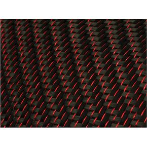 Composite Envisions Red Reflections Carbon Fiber Fabric 2x2 Twill 3k 50127cm 5.9oz200gsm - 50 x 36