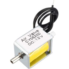 uxcell Miniature Solenoid Valve 2 Way Normally Closed DC12V 0.2A Air Solenoid Valve