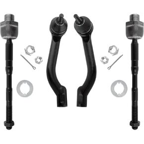 BOXI 4pcs Front Inner Outer Tie Rod End Links Fit for Nissan Rogue 2008 2009 2010 2011 2012 2013 / for Nissan Rogue Select 2014-2015 | EV800550 ES800583 ES800582 in Saudi Arabia
