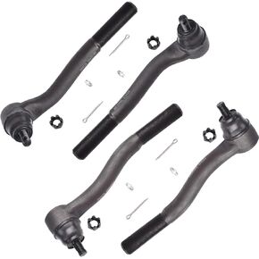 ASTARPRO 4pcs Front Tie Rod Ends Inner And Outer Complete Kit Compatible With 1999-2004 Jeep Grand Cherokee