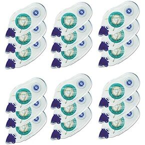 Bulk Buy: Tombow Mono Adhesive Refill Permanent Value Pack 3/Pkg 1/3" X 118 Total Ft. 62207 (6-Pack)