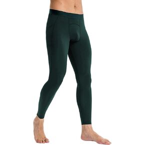 بنطال ضغط للرجال، جيب للهاتف، بنطال ضيق للجري، سروال ضيق لليوجا وتمارين اليوغا، سروال حراري رياضي in Kuwait