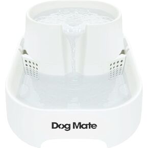 Dog Mate Large Pet Fountain for Dogs and Cats with Included Filter - 200 fl. oz. Capacity