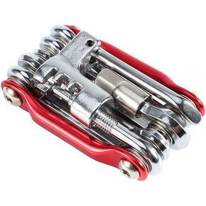 11-In-1 Bicycle Bike Multifunction Multi Repair Tool Kit,Bike Multi Tool Tools,Bike Multitool With Chain Tool Repair Tool Bike Pocket Multi Function Folding Tool