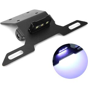 Motorcycle License Plate Holder License Plate Frames Motorcycle License Plate Light Motorcycle License Plate Holder Bracket with LED Light Fit for CBR150R 16‑18