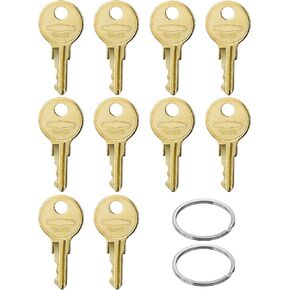 Dispenser Keys for Bobrick, 10-Pack 33043 CAT74 Toilet Paper Towel Dispenser Key Compatible with Janitor Bobrick Cat 74 Dispenser