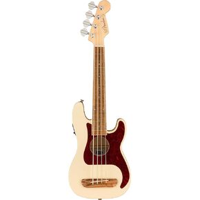 Fender, 4-String Ukulele, Right, Olympic White (0970583505)