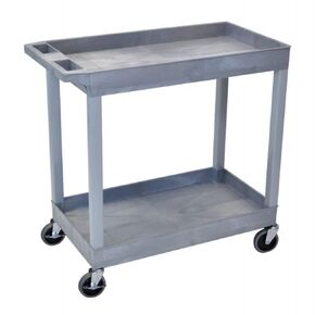 FSE Luxor 373-EC11-G 32" x 18" Tub Cart - Two Shelves