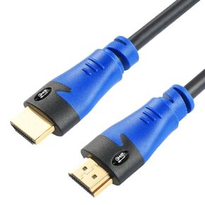 SHD 100 Feet HDMI Cable with Signal Booster, 100' HDMI Cord 2.0V Support 4K 3D 1080P for in-Wall Installation CL3 Rated