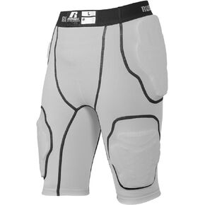 Russell Men's Standard Athletic 5-Pocket Integrated Girdle, Grid Iron Silver
