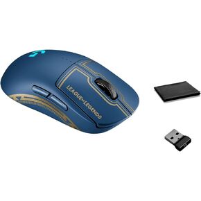 Logitech G Pro Wireless Gaming Mouse - League of Legends Edition - Hero 25K Sensor, Lightspeed, Programmable Buttons, Lightsync RGB, Designed for League of Legends Players