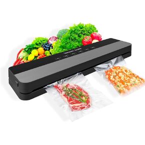 Vacuum Sealer Machine - Food Vacuum Sealer Machine Automatic Air Sealing System for Food Storage Dry Vacuum Sealer for Food Storage and Sous Vide With Dry&Moist Modes