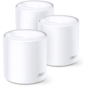 TP-Link Deco AX5000 Mesh WiFi, 3-Pack, Covers up to 7100 Sq.Ft., Replaces Wireless Router and Extender (Renewed)