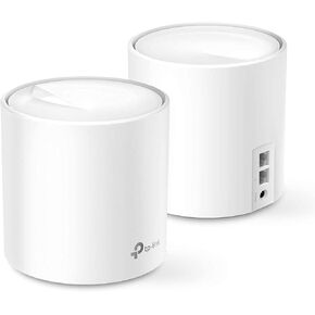 TP-Link Wi-Fi 6 AX3000 Mesh Router System | 2- Mesh Routers | Deco W6000(2-Pack) | 5,000 sq. ft. of WiFi Coverage (Renewed)