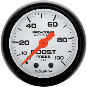 Auto Meter 5706 Phantom Mechanical Boost Gauge 2.3125 in.