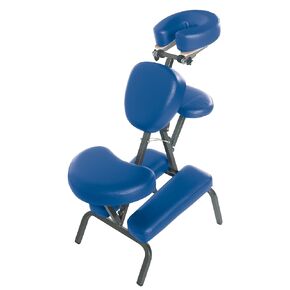 3B Scientific W60606BU PVC Vinyl Pro Massage Chair, 500lbs Capacity, Burgundy