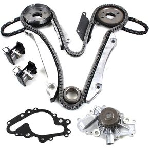 CNS Timing Chain Kit and Water Pump Compatible/Replacement for 02-07 CHRYSLER/DODGE 2.7L (2700cc/167ci) DOHC 24V V6 EER