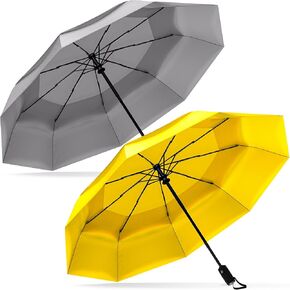 Repel Umbrella The Original Portable Travel Umbrella - Umbrellas for Rain Windproof, Strong Compact Umbrella for Wind and Rain - Perfect For On-the-Go, Car Umbrella, Backpack Umbrella
