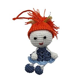 Holyzuel Handmade Knitted Knit Dolls - Fun Office Decor Home Decor and Perfect Gifts