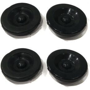 (Pack of 4) EZ Lube Rubber Grease Plugs / Hub Dust Caps for Models 85-1-4
