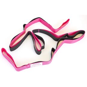 RangeMaster Stretch Strap with Exercise Guide│ Versatile Multi-Loop Strap Perfect for Yoga, Pilates, and Physical Therapy │ Portable │ Helps Improve Flexibility