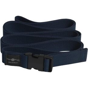 Hugger Mugger Quick-Release 10 ft. Cotton Yoga Strap - Easy to Attach and Release, Lightweight Buckle, Durable Cotton Webbing, Longer Length