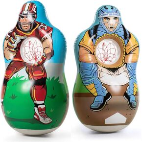 مجموعة أهداف كرة القدم Luxy Float القابلة للنفخ 2 في 1 لمتعة الأطفال in Kuwait